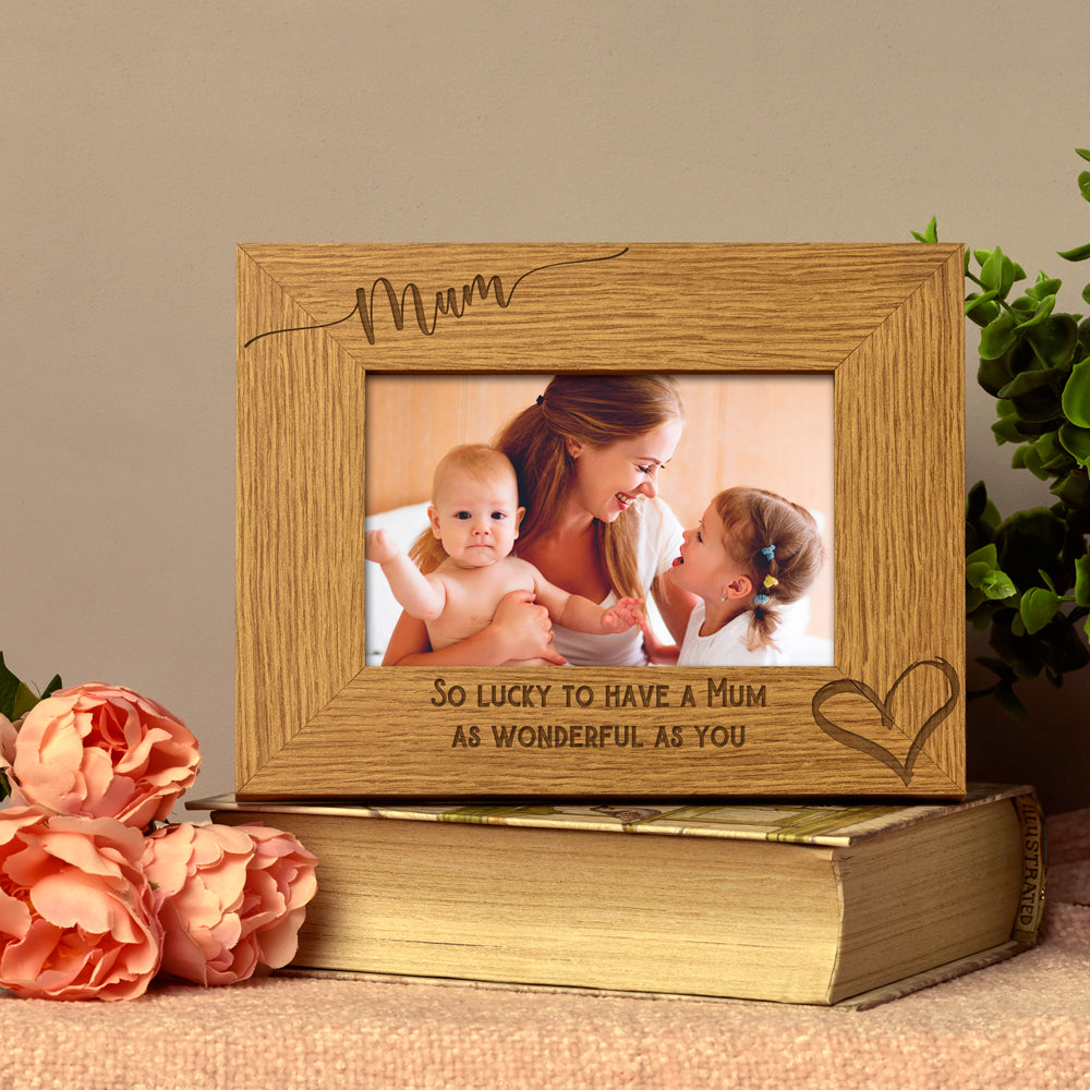 Personalised Mum As Wonderful As You Photo Frame gift