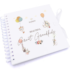 Personalised Nannys Great Grandkids Scrapbook Photo Album