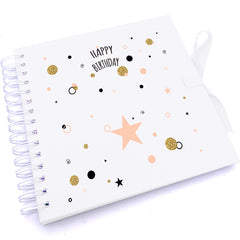 Personalised Polka Dot Design Scrapbook Photo Album