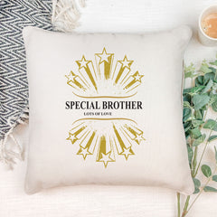 Personalised Special Brother Cushion Gift