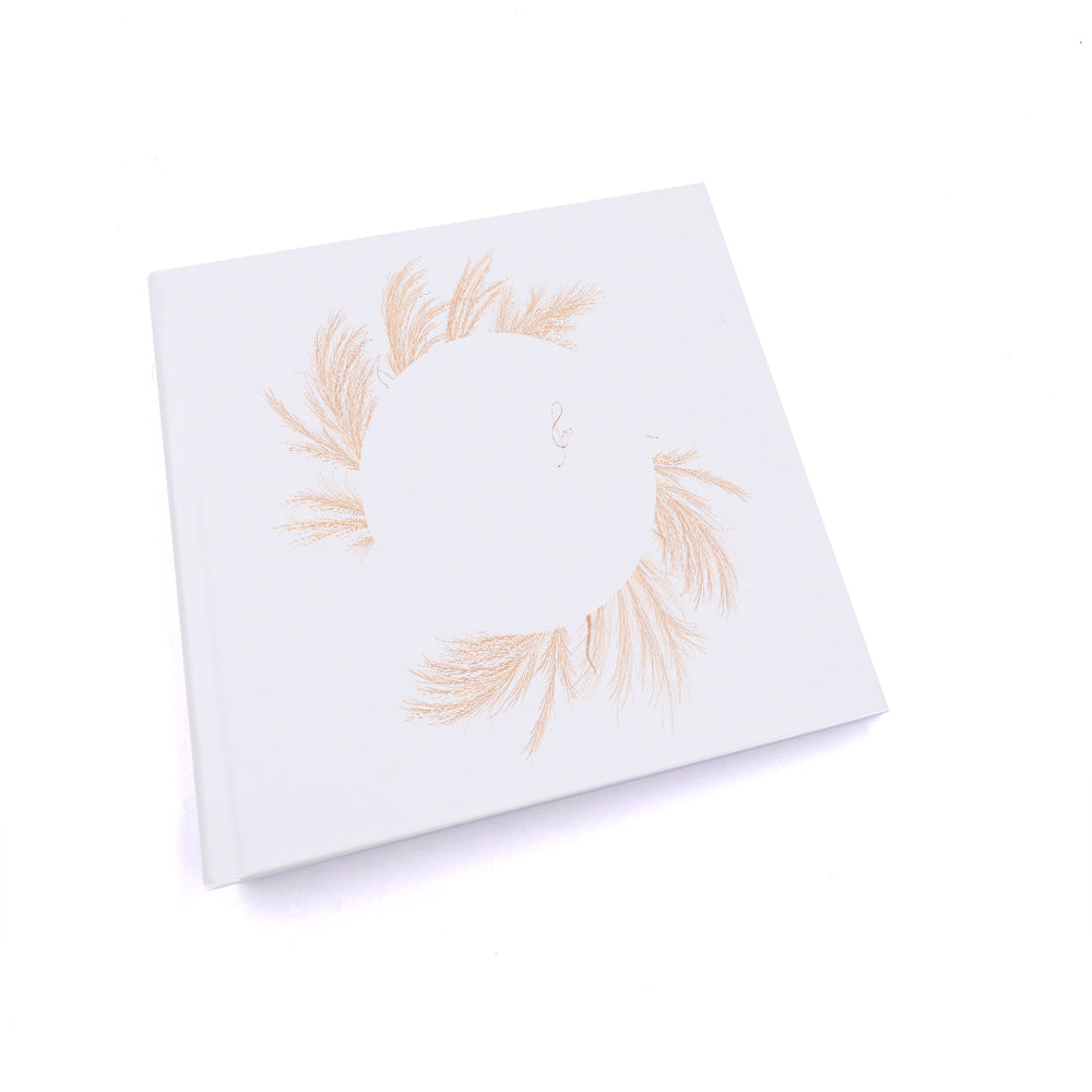 Personalised Wedding Feather Design Photo Album
