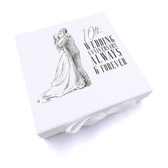 ukgiftstoreonline Personalised 10th Anniversary Gift Keepsake Memory Box