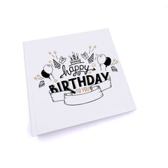 ukgiftstoreonline Personalised Any Age Happy Birthday Photo album Gift 18th, 21st, 30th, 40th, 50th, 60th
