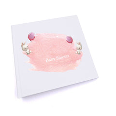 Personalised Baby Shower Rabbit Design Photo Album.