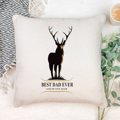 Personalised Best Dad Ever Cushion Gift