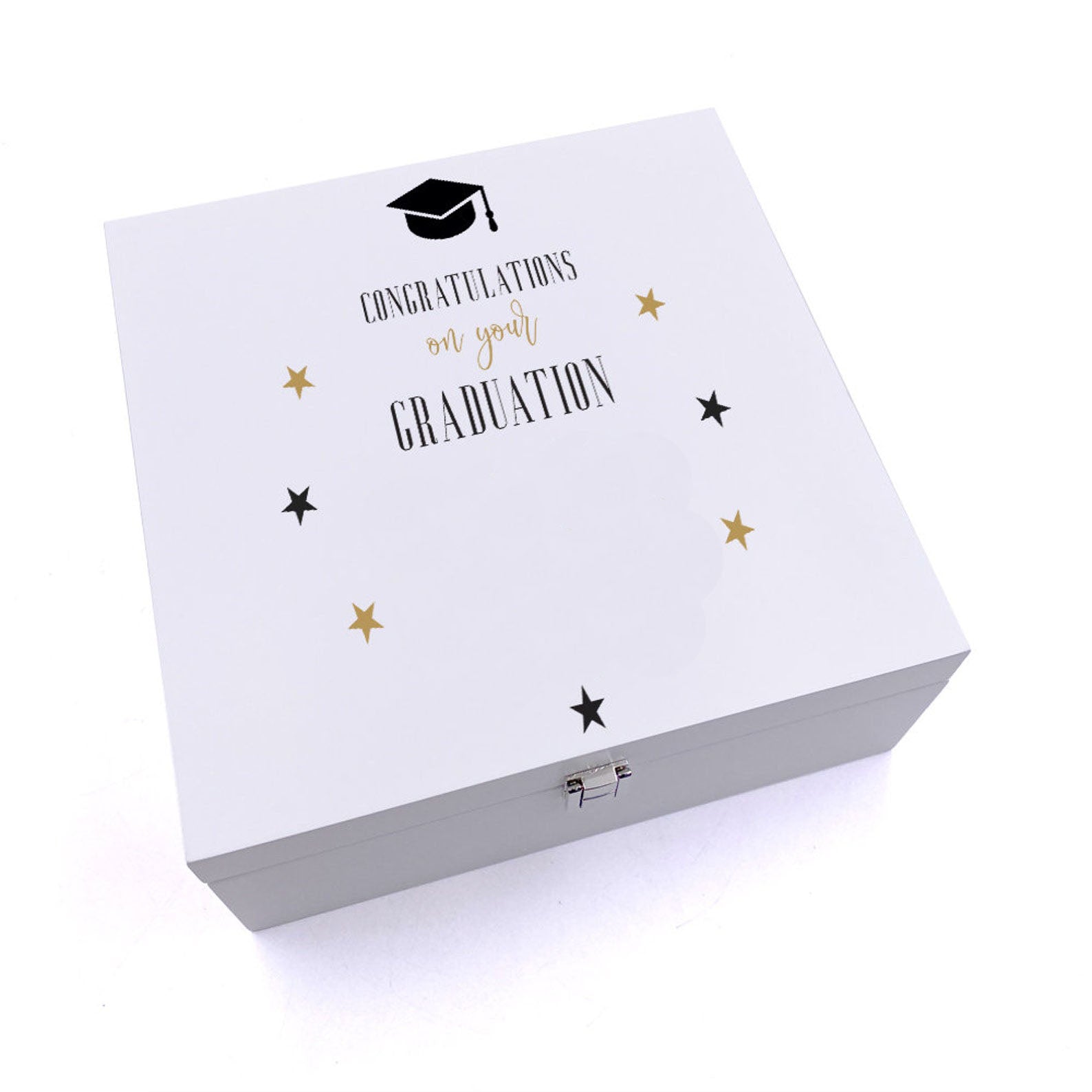 ukgiftstoreonline Personalised Congratulations On Your Graduation Keepsake Wooden Box
