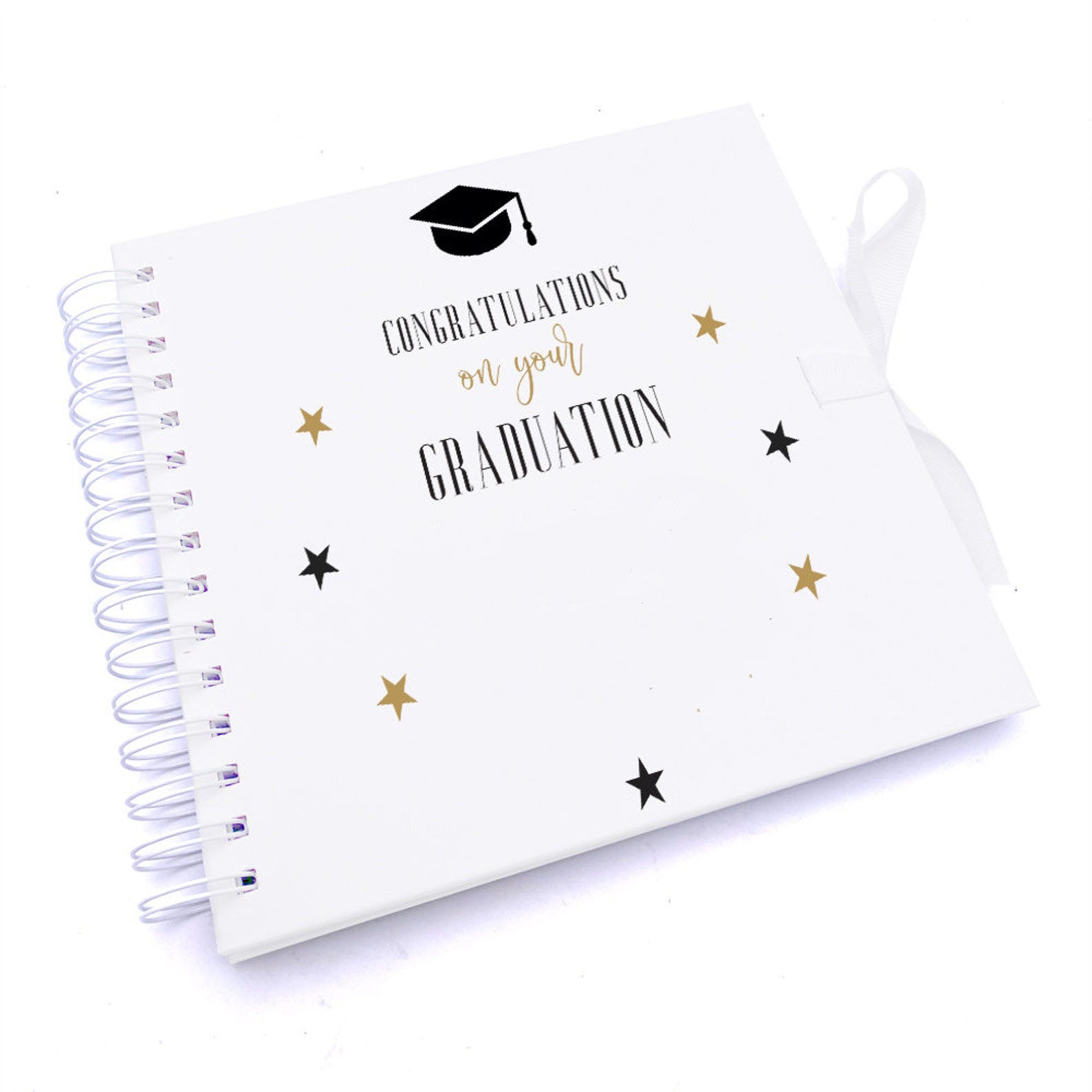 Personalised Congratulations On Your Graduation Scrapbook Photo Album