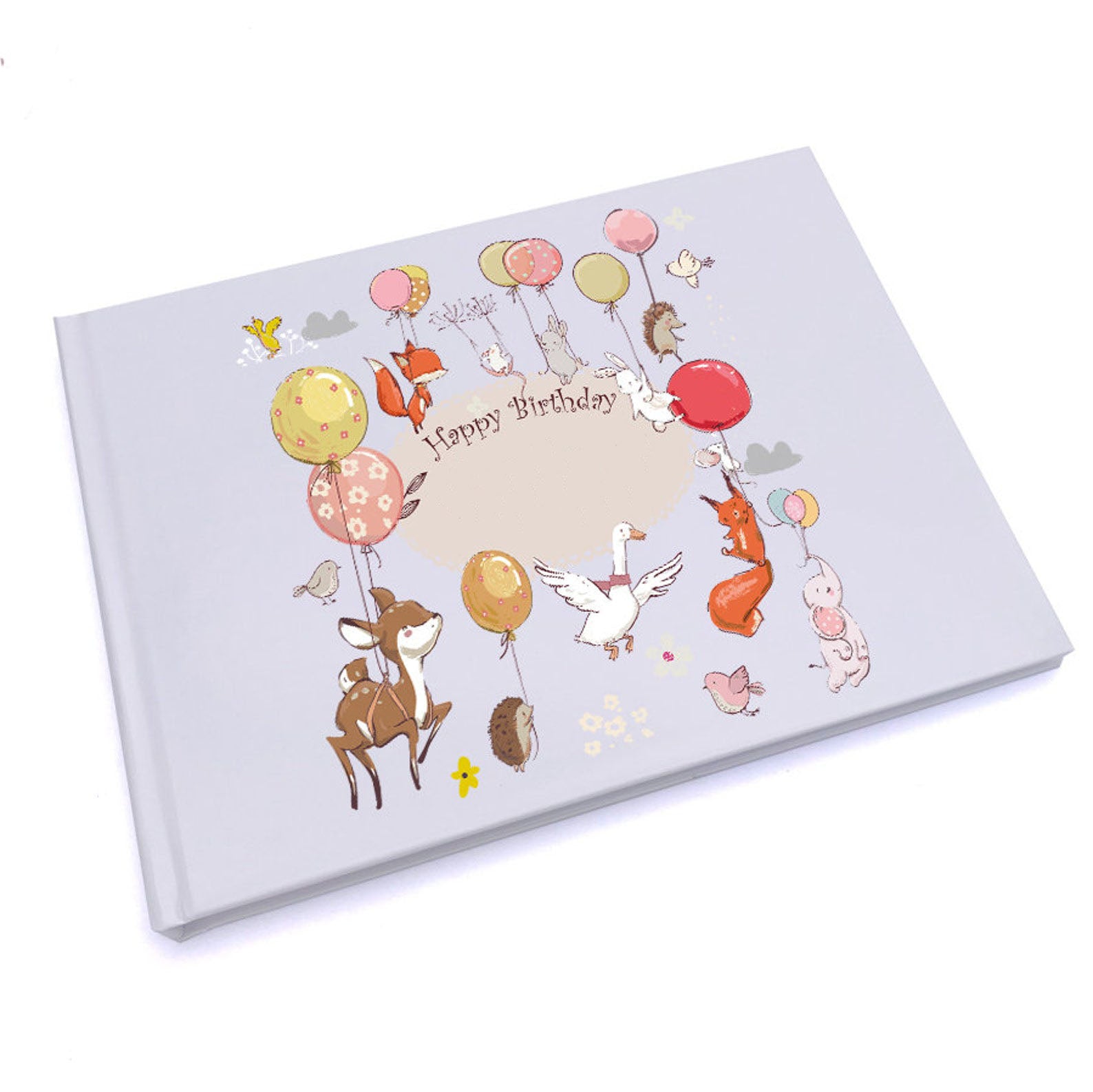 Personalised Happy Birthday Guest Book
