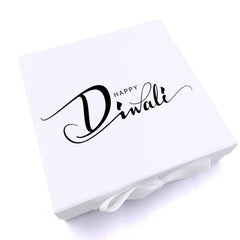 ukgiftstoreonline Personalised Happy Diwali Script Style Keepsake Memory Box