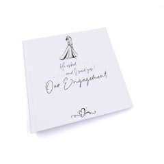 Personalised He Asked I Said Yes Our Engagement Photo album