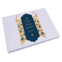 Personalised Indian Themed Wedding Guest Book