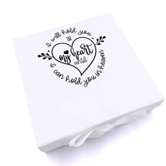 ukgiftstoreonline Personalised I will hold you in my heart Memorial Remembrance Keepsake Memory Box Gift