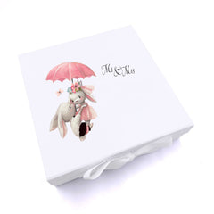 ukgiftstoreonline Personalised Mr & Mrs Robinson Wedding Anniversary Keepsake Memory Box Gift