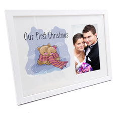 Personalised Our First Christmas Photo Frame