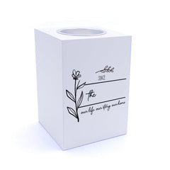 Personalised Our Story Our Life Family Sentiment Tea Light Holder