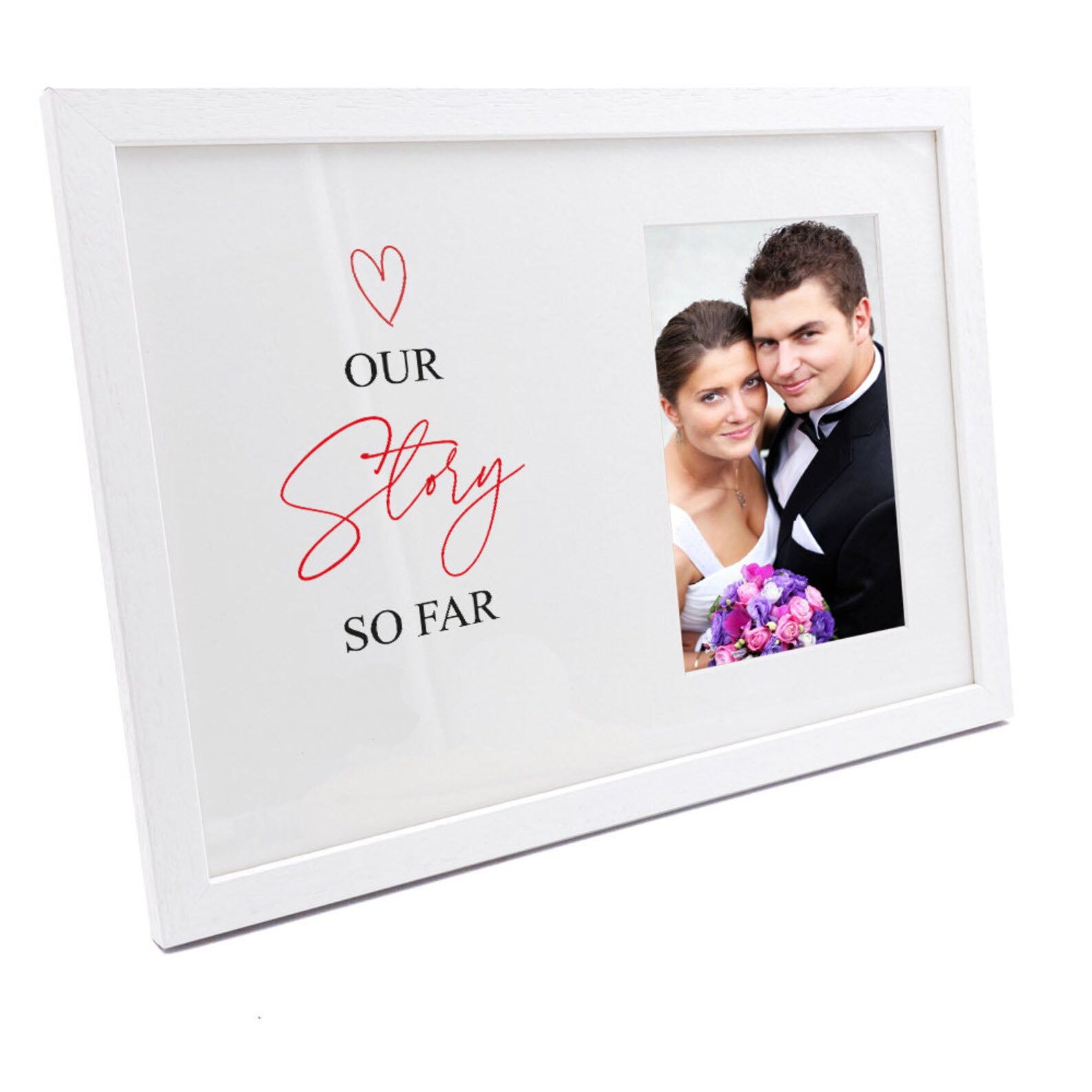 Personalised Our Story So Far Wedding Anniversary Photo Frame ...