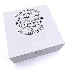 ukgiftstoreonline Those Personalised we love memorial remembrance Keepsake Wooden Box