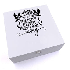 ukgiftstoreonline Personalised We Know You Would Be Here Remembrance Keepsake Wooden Box