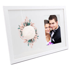 Personalised Wedding Wreath Design Photo Frame