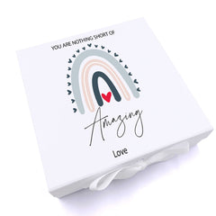ukgiftstoreonline Personalised You Are Nothing Short of Amazing Keepsake Memory Box Gift