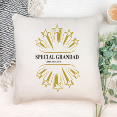 Personalised Special Grandad Cushion Gift