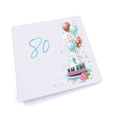 Personalised 80th Birthday Gifts for Him Photo Album