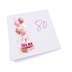 Personalised 80th Birthday Gifts for Her Photo Album