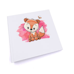 Personalised Baby Girl Cute Fox Design Photo Album