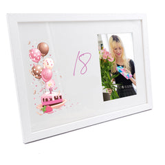 Personalised 18th Birthday Gifts for her Photo Frame