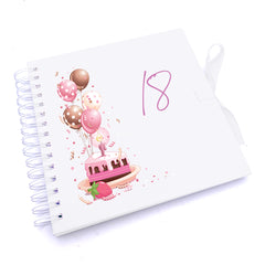 Personalised 18th Birthday Gifts for Her Scrapbook Photo Album
