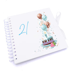 Personalised 21st Birthday Gifts for Him Scrapbook Photo Album