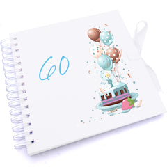 Personalised 60th Birthday Gifts for Him Scrapbook Photo Album