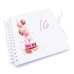 Personalised 16th Birthday Gifts for Her Scrapbook Photo Album