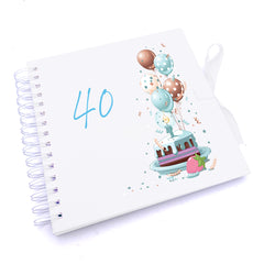 Personalised 40th Birthday Gifts for Him Scrapbook Photo Album