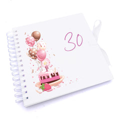 Personalised 30th Birthday Gifts for Her Scrapbook Photo Album