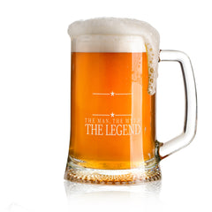 Personalised The Man The Myth The Legend Birthday Beer Tankard Gift
