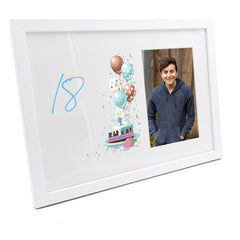 Personalised 18th Birthday Gifts for him Photo Frame