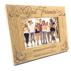 Best Friends Wooden Photo Frame Gift - ukgiftstoreonline