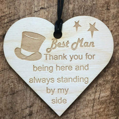 Best Man Wooden Plaque Gift - ukgiftstoreonline