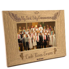 Boys First Holy Communion Personalised Photo Frame Gift - ukgiftstoreonline