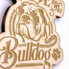 Bulldog keyring or Bag Charm Gift - ukgiftstoreonline