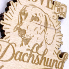 Dachshund Dog keyring or Bag Charm Gift - ukgiftstoreonline