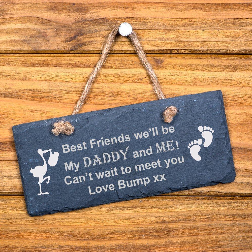 Daddy to be announcement hanging slate gift - ukgiftstoreonline