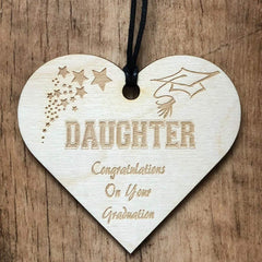 Daughter Graduation Wooden Plaque Gift - ukgiftstoreonline