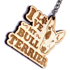 English Bull Terrier keyring or Bag Charm Gift - ukgiftstoreonline
