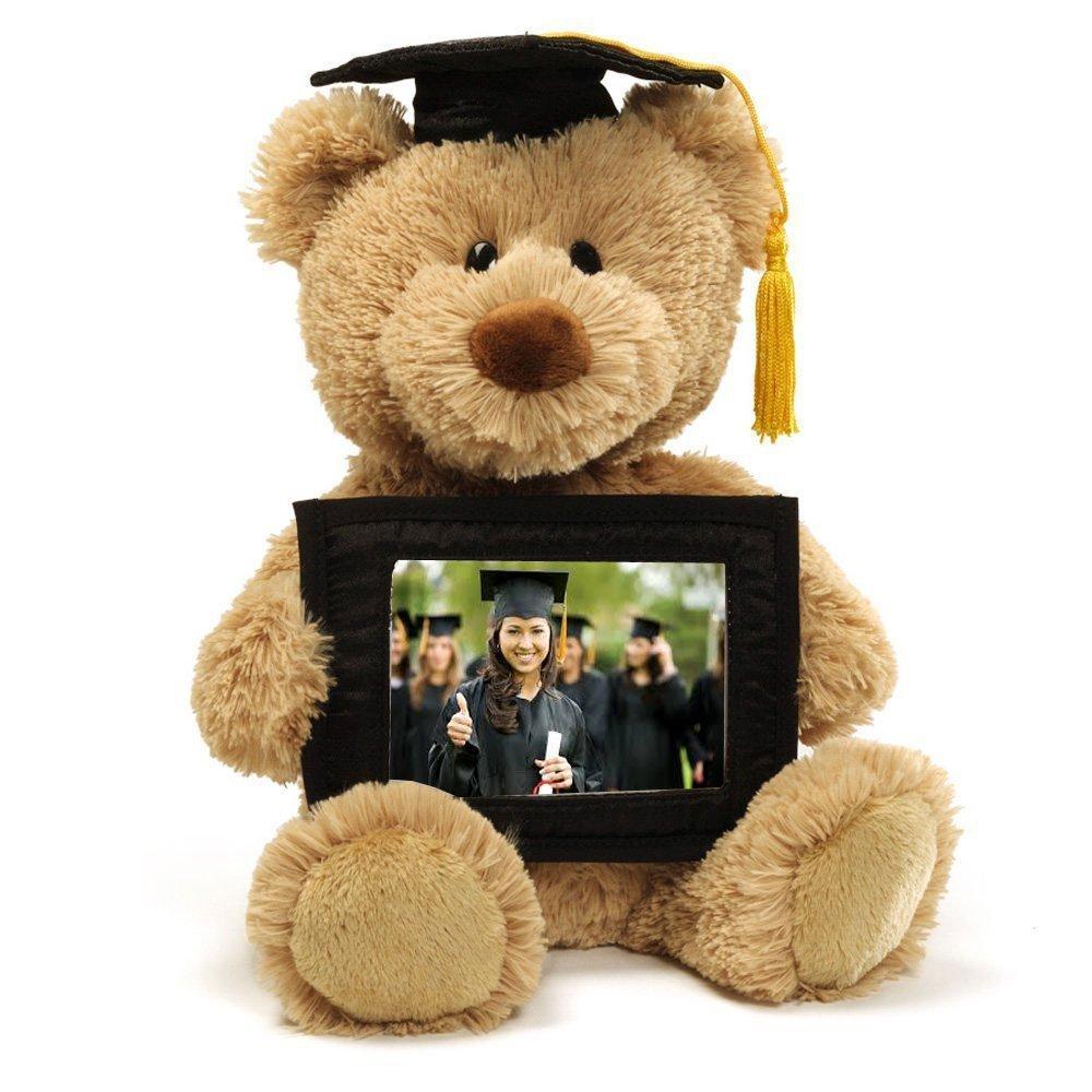 Graduation Bear Gift Plush With Photo Memory Keepsake - ukgiftstoreonline