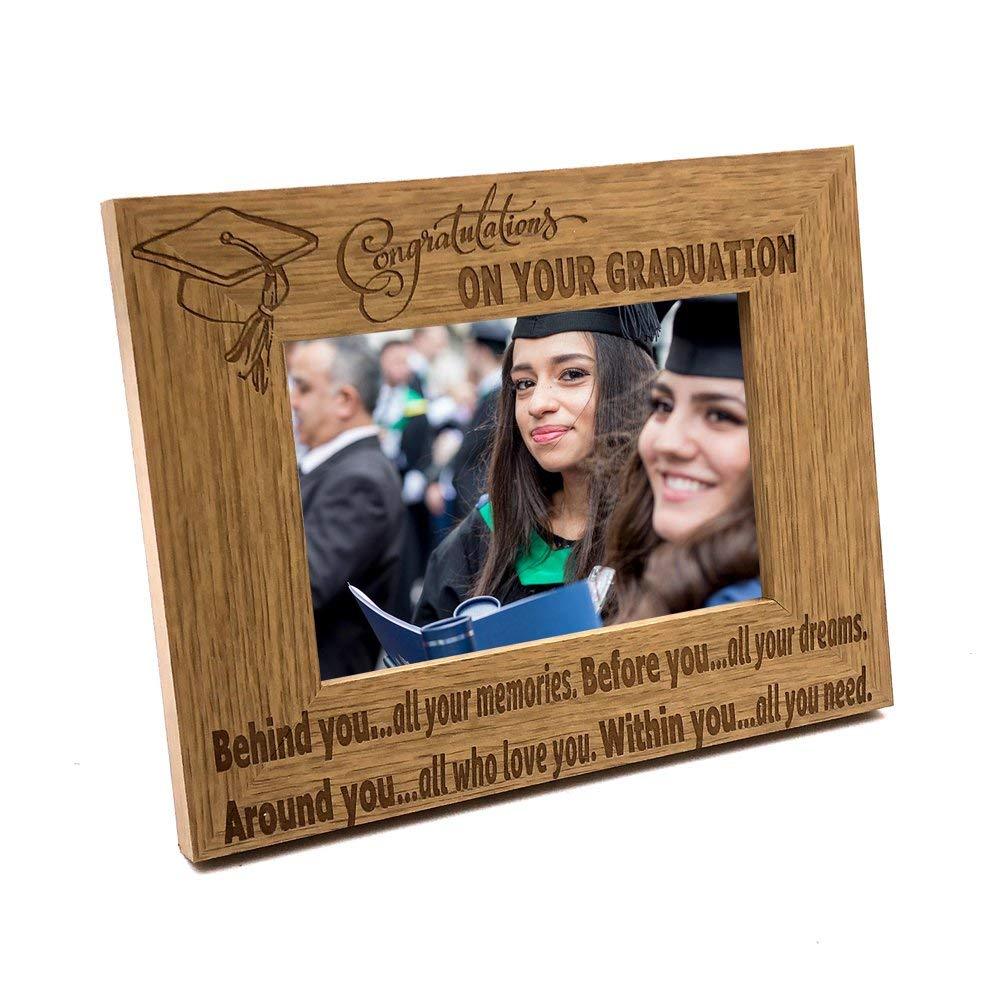 Graduation Memories and Dreams Gift Wooden Photo Frame - ukgiftstoreonline