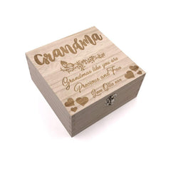 Grandma Gift Personalised Keepsake Box or Photo Box Gift - ukgiftstoreonline