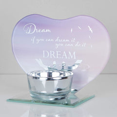Heart Shaped Dream Tea Light Holder Gift - ukgiftstoreonline