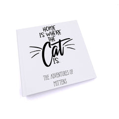 Personalised home is where the cat is Photo album